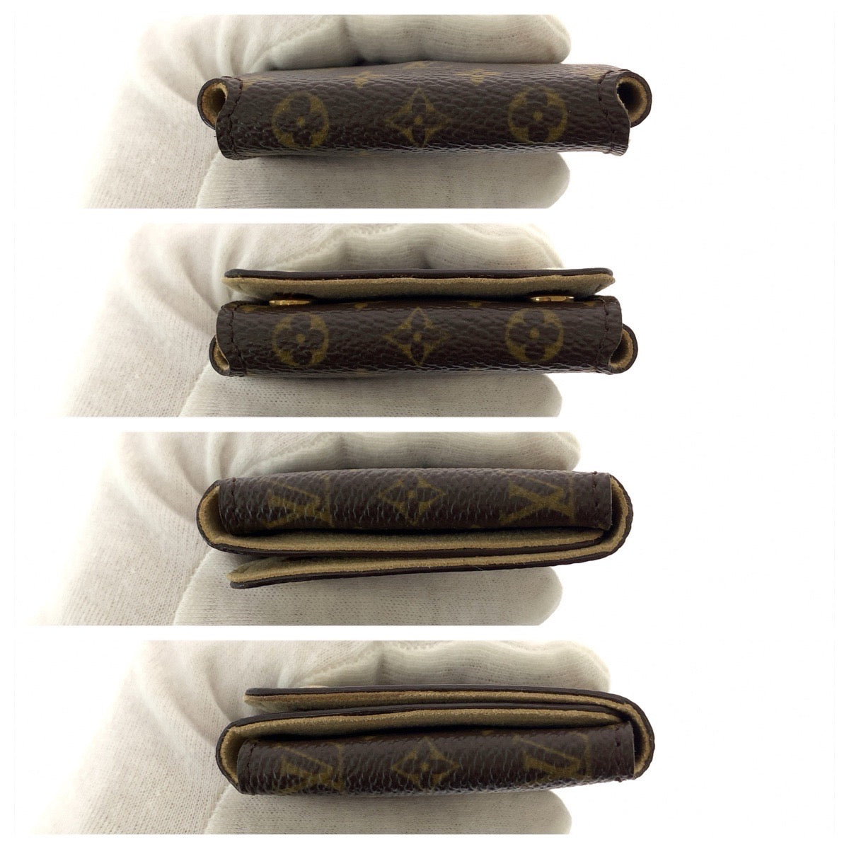 LOUIS VUITTON ルイヴィトン モノグラム ブラウン ゴールド金具 PVC / スウェード ポーチ アクセサリーケース ジュエリーケース レディース ABP21