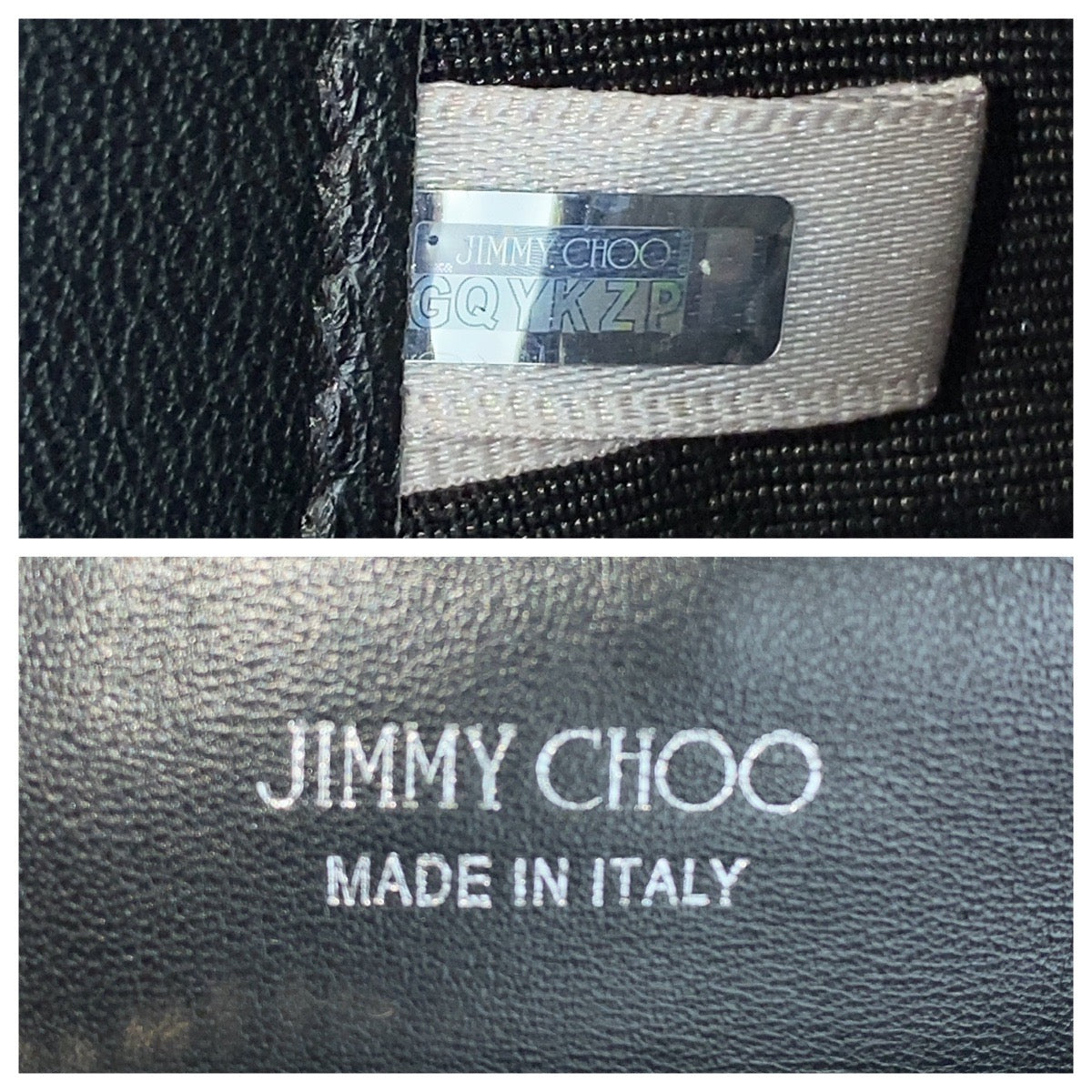 JIMMY CHOO ジミーチュウ スタースタッズ ブラック 黒 シルバー金具 レザー 長財布 チェーンウォレット ロングウォレット レディース ABP27