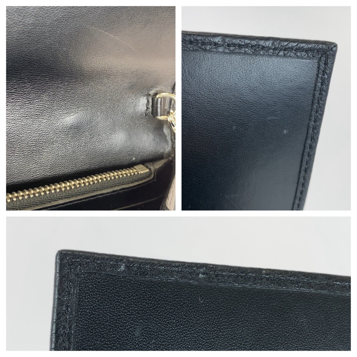 JIMMY CHOO ジミーチュウ スタースタッズ ブラック 黒 シルバー金具 レザー 長財布 チェーンウォレット ロングウォレット レディース ABP27