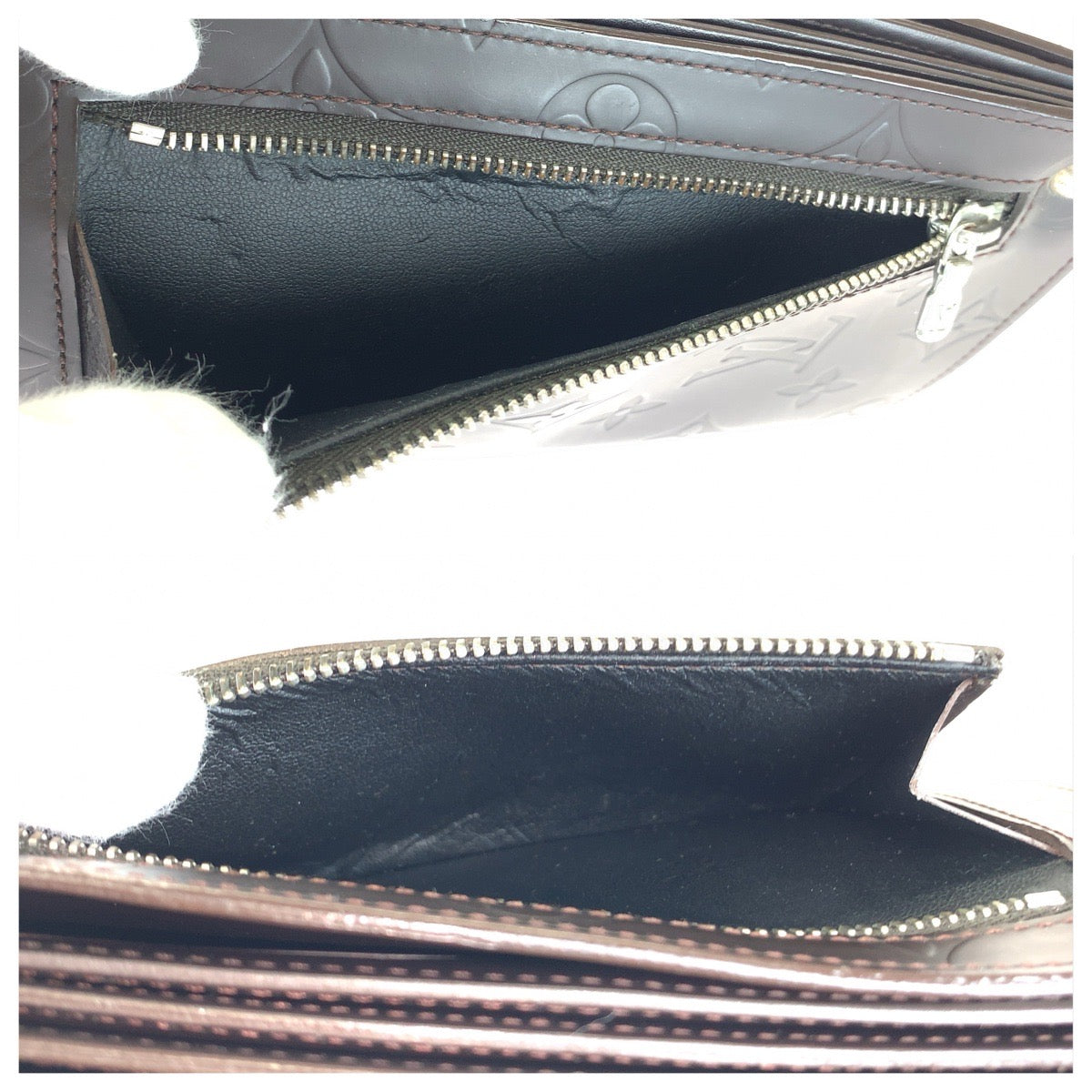 LOUIS VUITTON ルイヴィトン モノグラム グラセホイスト ブラウン シルバー金具 レザー M66450 長財布 ロングウォレット メンズ AB27