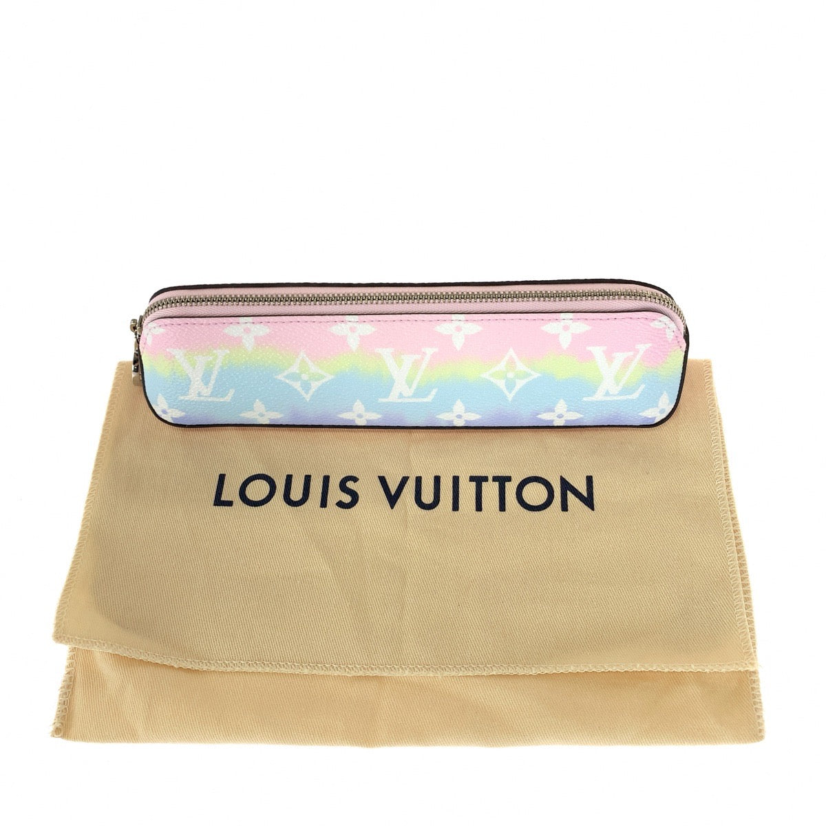 LOUIS VUITTON ルイヴィトン モノグラム エスカル トゥルース エリザベット マルチカラー シルバー金具 PVC / レザー GI0473 ペンケース ポーチ 小物入れ レディース SA54
