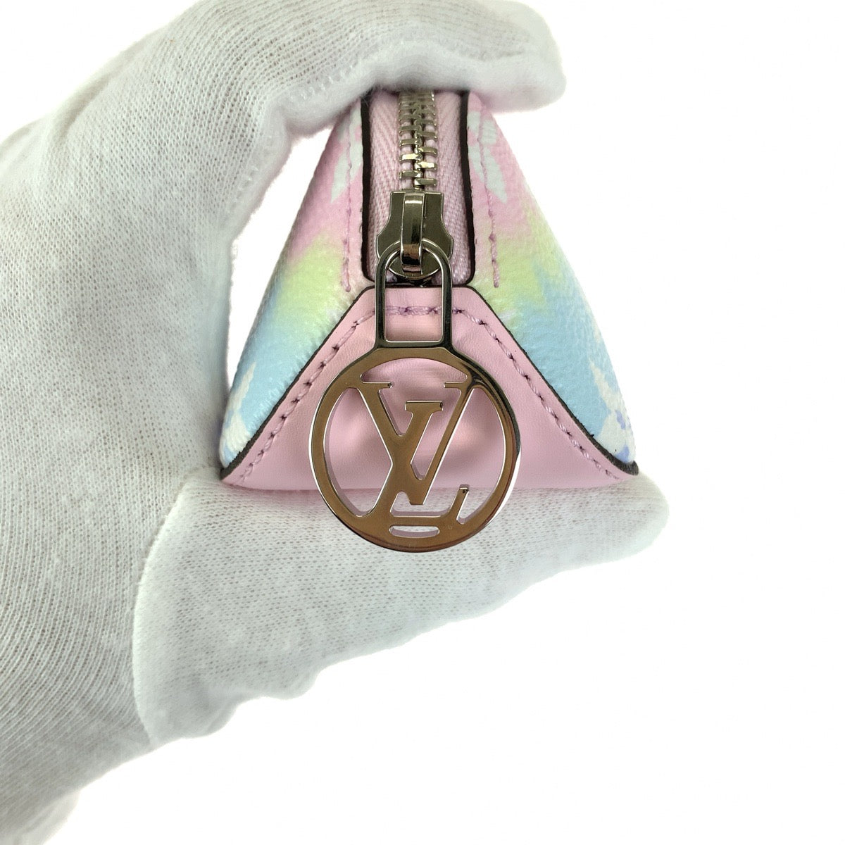 LOUIS VUITTON ルイヴィトン モノグラム エスカル トゥルース エリザベット マルチカラー シルバー金具 PVC / レザー GI0473 ペンケース ポーチ 小物入れ レディース SA54
