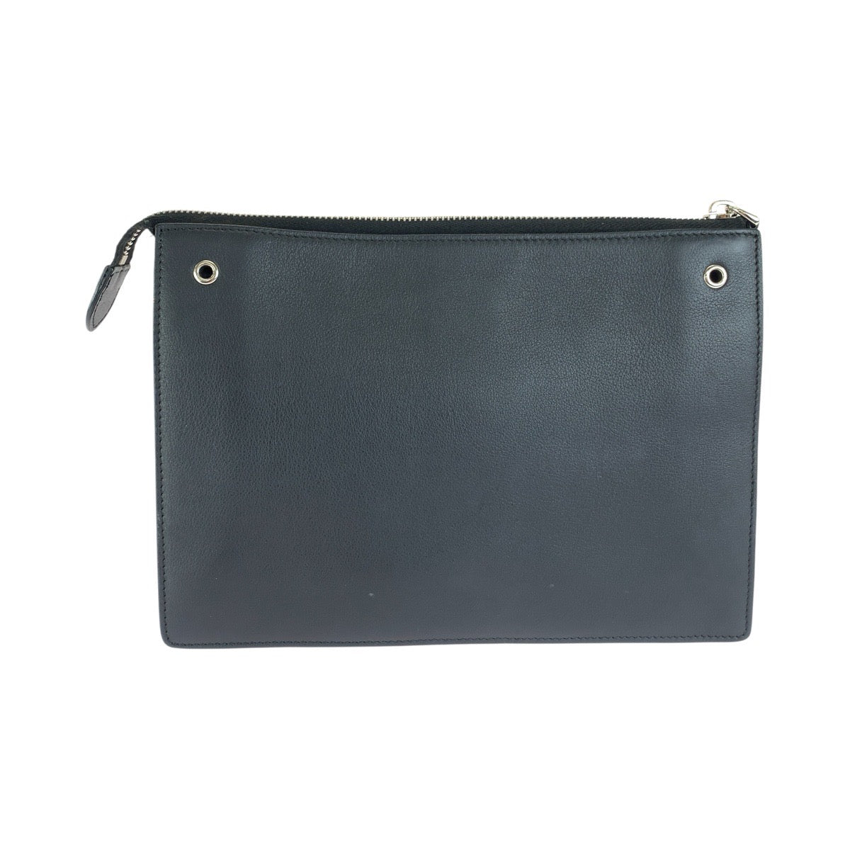 FENDI フェンディ トゥージュール ブラック 黒 シルバー金具 レザー 8M0369-9DF クラッチバッグ セカンドバッグ レディース ABP34