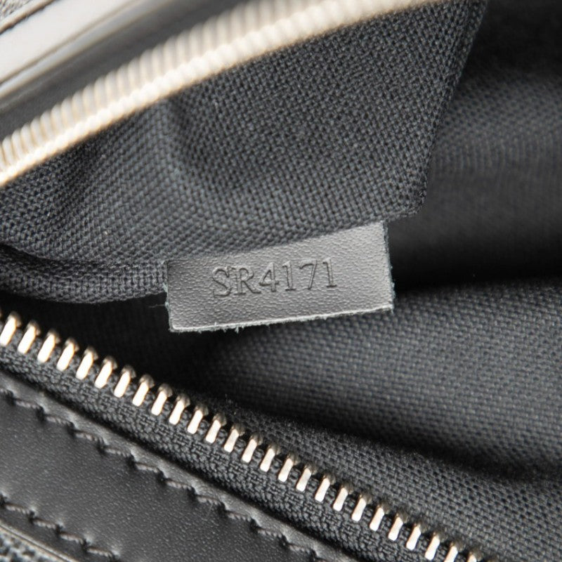 LOUIS VUITTON ルイ ヴィトン ダミエ グラフィット ミックMM ブラック PVC / レザー N41106 斜め掛け ショルダーバッグ メンズ AB