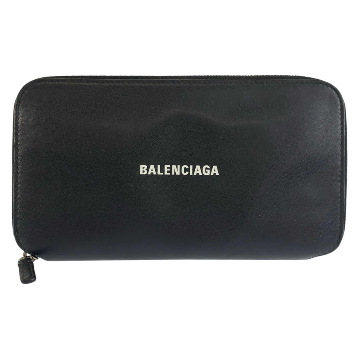 BALENCIAGA バレンシアガ キャッシュ コンチネンタル ブラック 黒 レザー 長財布 ロングウォレット メンズ AB16
