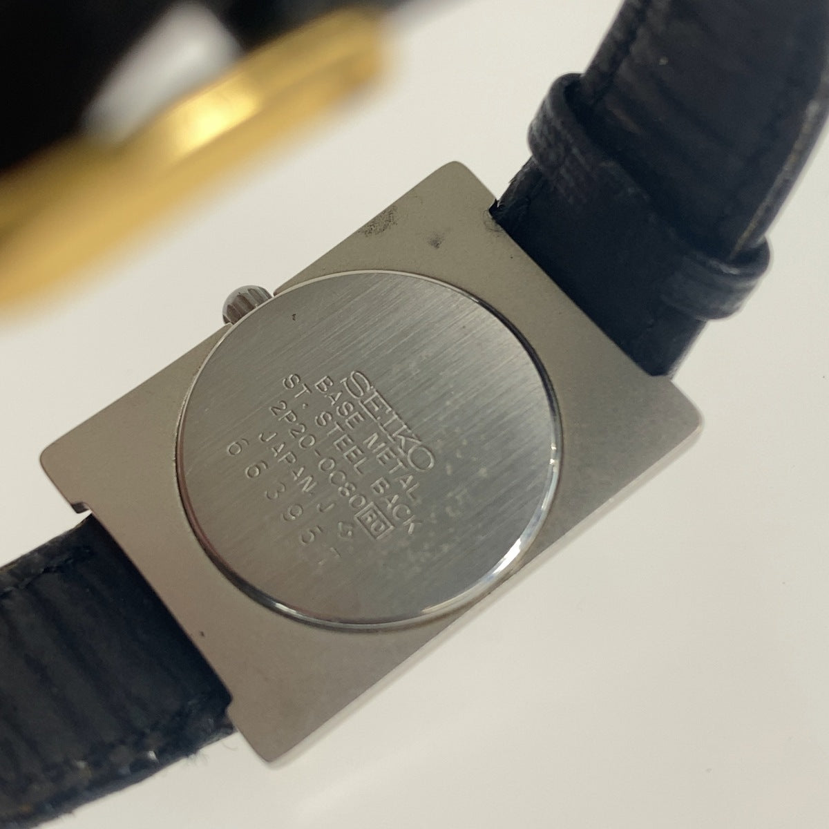 SEIKO セイコー ヴィンテージ Porte ポルテ シルバー ゴールド ステンレススチール / レザー 腕時計 クオーツ レディース AB10