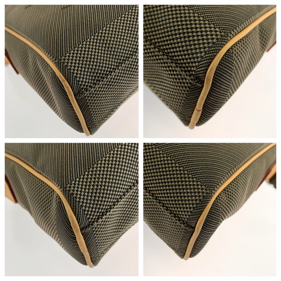 LOUIS VUITTON ルイヴィトン ダミエ・ジェアン シタダン カーキ シルバー金具 ナイロン / レザー M93040 ショルダーバッグ メンズ ABP49