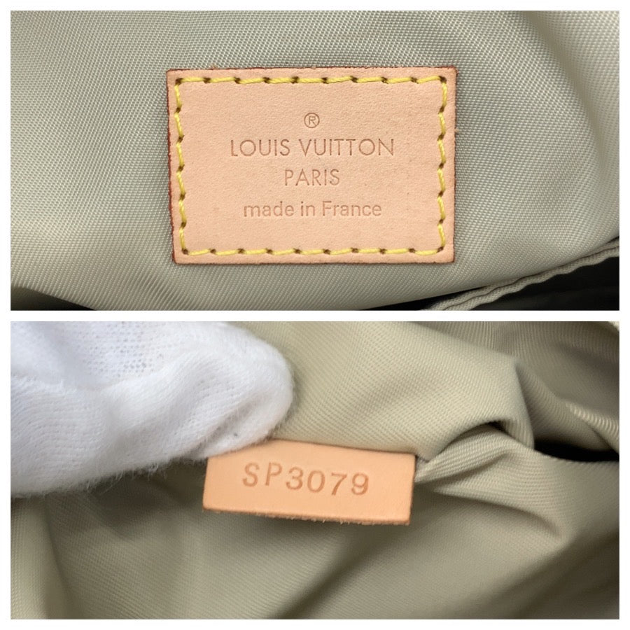 LOUIS VUITTON ルイヴィトン ダミエ・ジェアン シタダン カーキ シルバー金具 ナイロン / レザー M93040 ショルダーバッグ メンズ ABP49