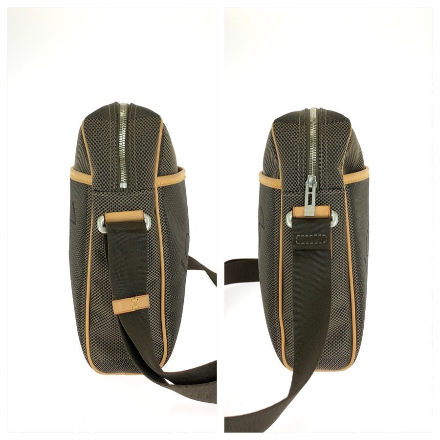 LOUIS VUITTON ルイヴィトン ダミエ・ジェアン シタダン カーキ シルバー金具 ナイロン / レザー M93040 ショルダーバッグ メンズ ABP49