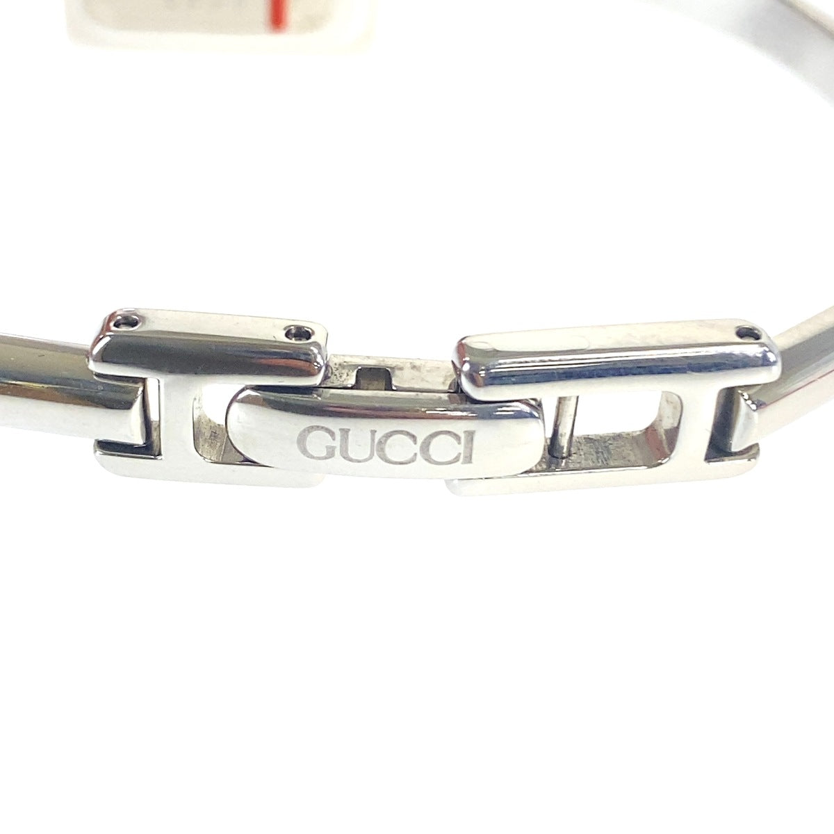 GUCCI グッチ ヴィンテージ シルバー ステンレススチール 1900L バングルウォッチ 腕時計 クオーツ レディース ABP22