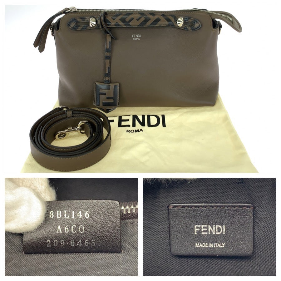 FENDI フェンディ FENDI ROMA バイザウェイ 2way ブラウン シルバー金具 レザー 8BL146 ショルダーバッグ ハンドバッグ レディース AB90