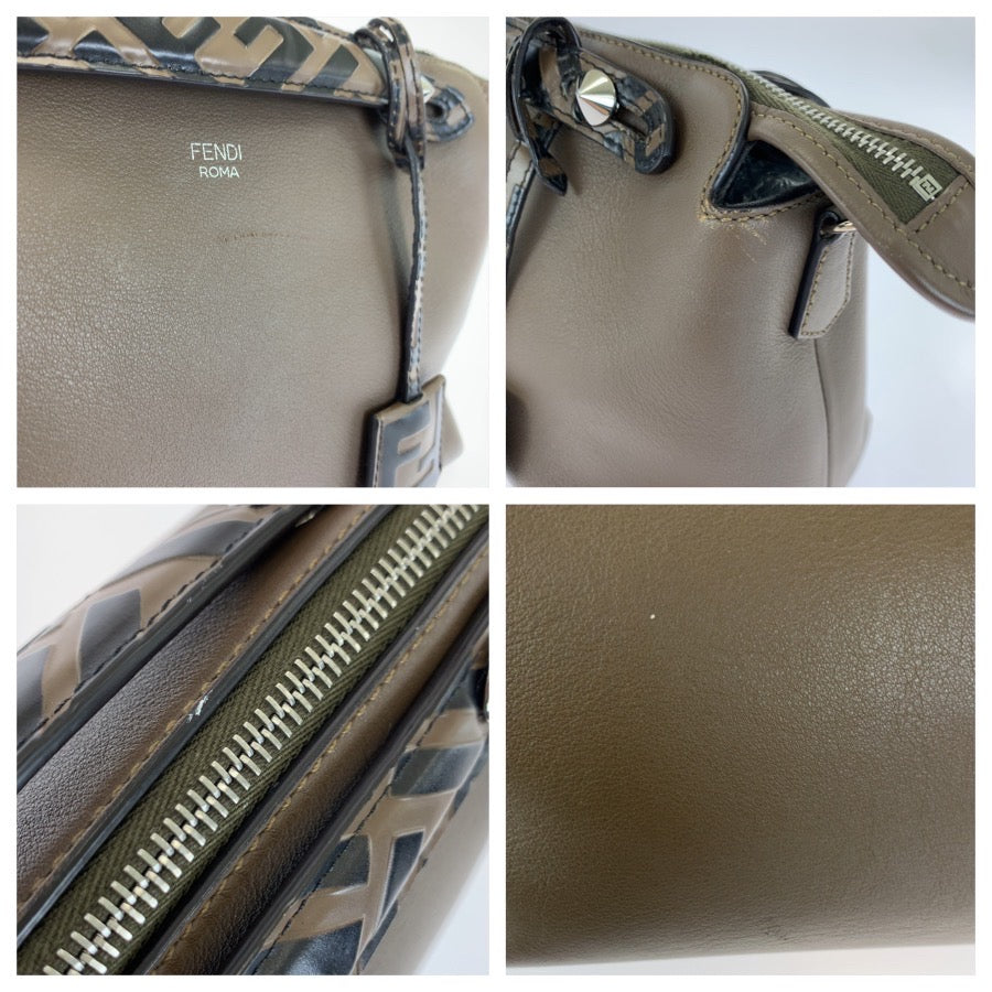 FENDI フェンディ FENDI ROMA バイザウェイ 2way ブラウン シルバー金具 レザー 8BL146 ショルダーバッグ ハンドバッグ レディース AB90