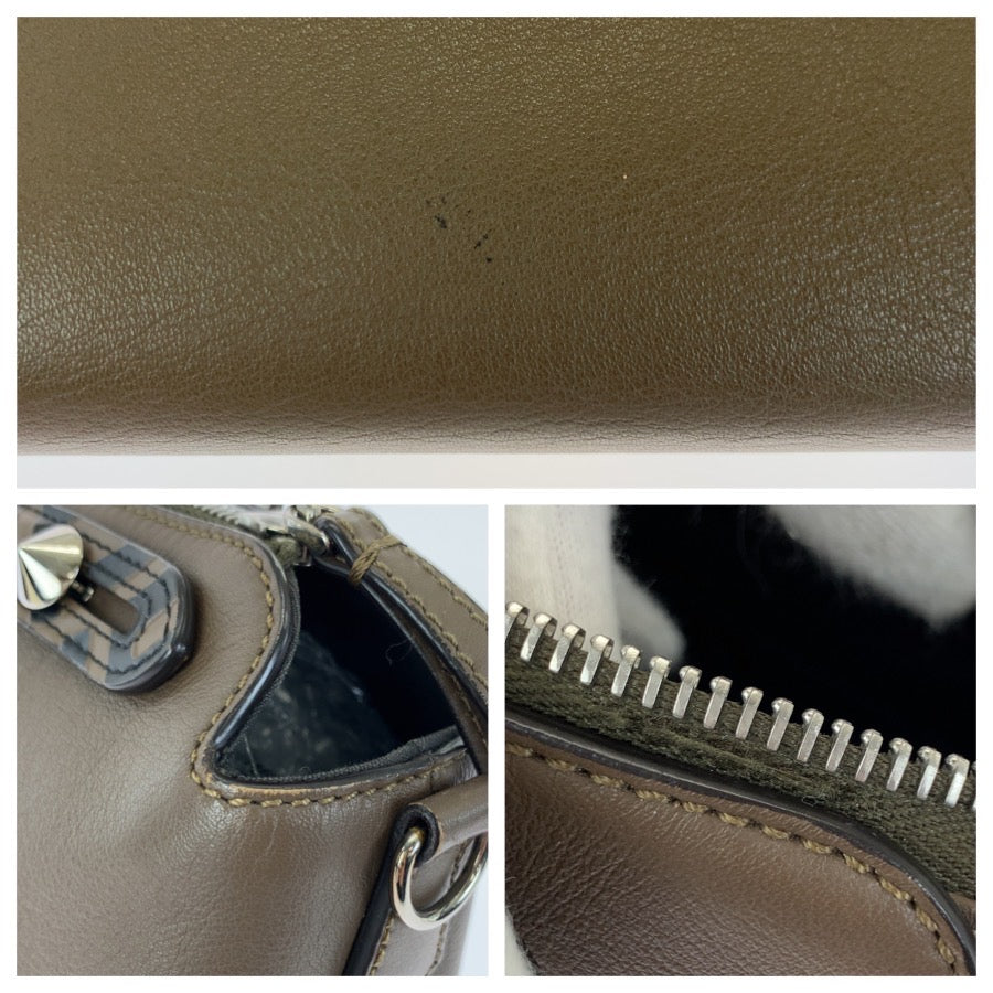 FENDI フェンディ FENDI ROMA バイザウェイ 2way ブラウン シルバー金具 レザー 8BL146 ショルダーバッグ ハンドバッグ レディース AB90