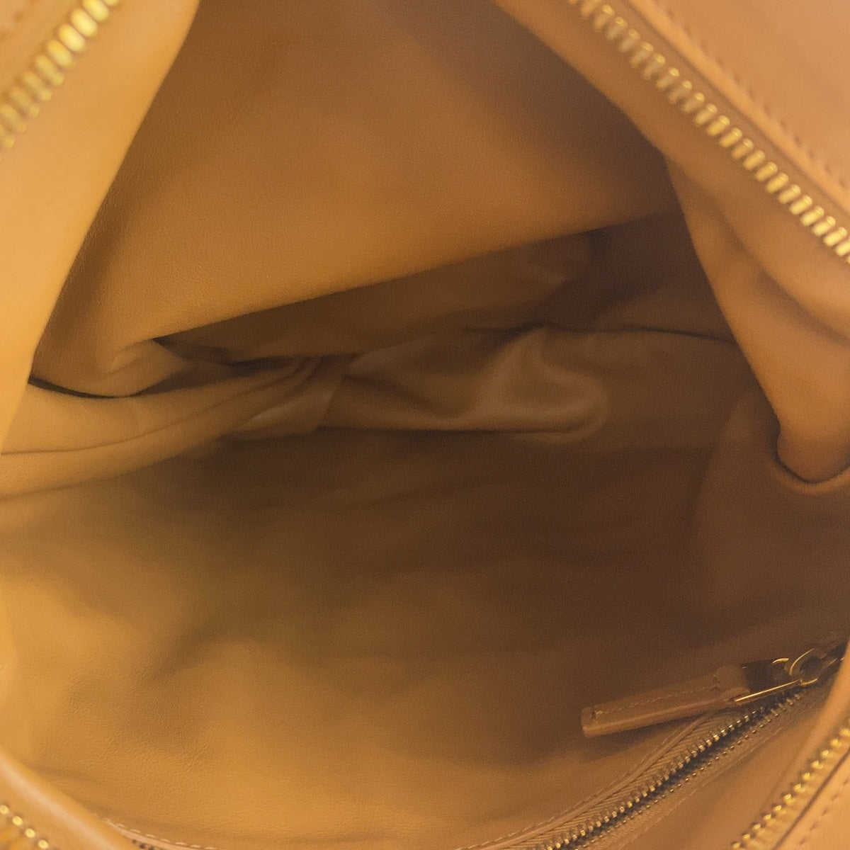 BOTTEGAVENETA ボッテガヴェネタ BVツイスト キャメルブラウン レザー ハンドバッグ クラッチバッグ レディース ABP85
