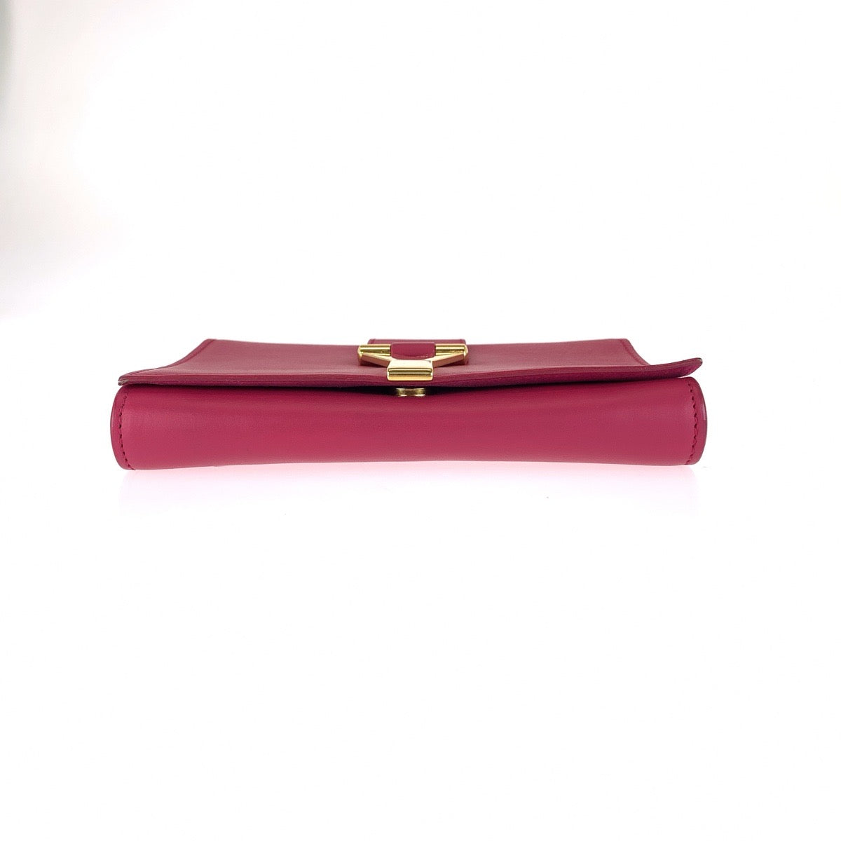 SAINT LAURENT サンローラン クラシック Yライン サッチェル スモール 2way ピンク ゴールド金具 レザー / メタル 311215 チェーンショルダーバッグ クラッチバッグ レディース ABP73
