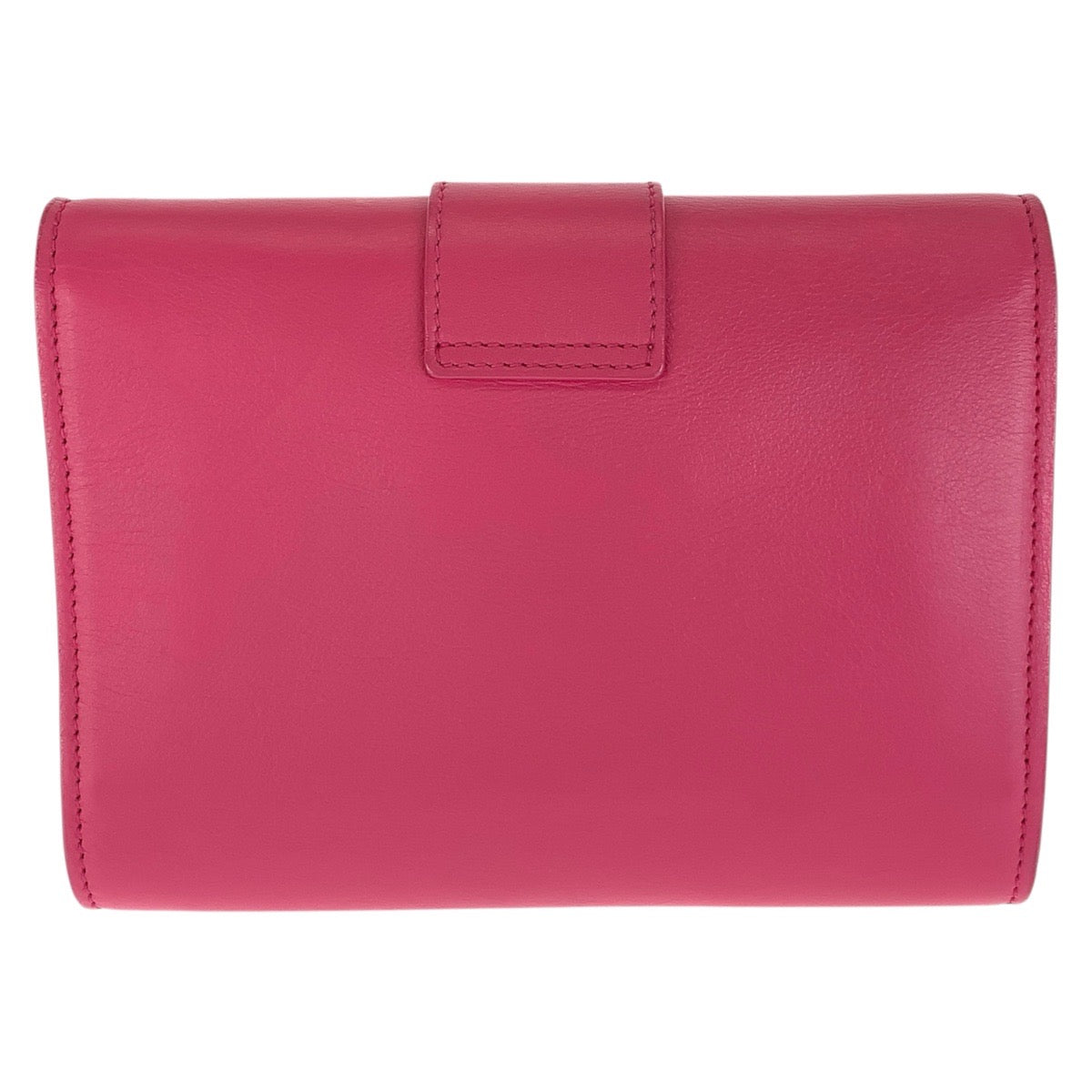 SAINT LAURENT サンローラン クラシック Yライン サッチェル スモール 2way ピンク ゴールド金具 レザー / メタル 311215 チェーンショルダーバッグ クラッチバッグ レディース ABP73