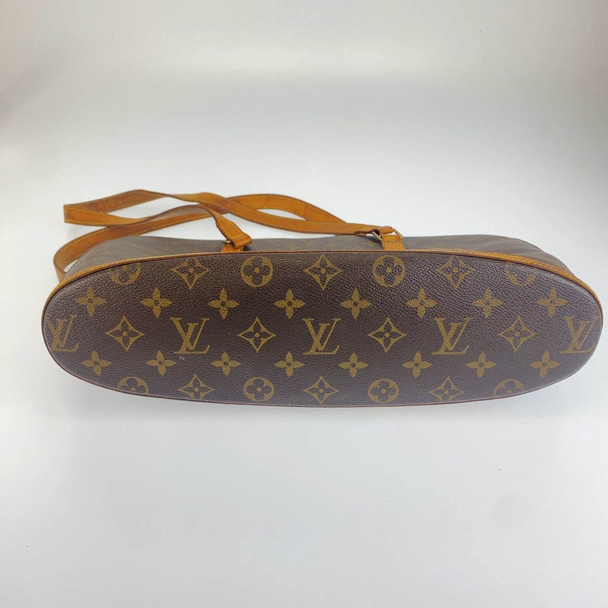 LOUIS VUITTON ルイヴィトン ヴィンテージ モノグラム バビロン ブラウン ゴールド PVC / レザー M51102 トートバッグ ショルダーバッグ レディース BC30