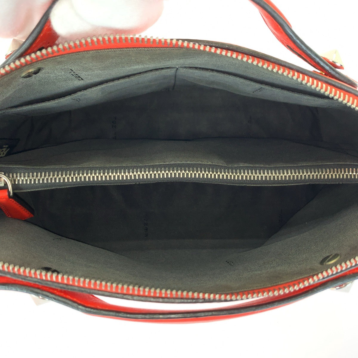 FENDI フェンディ FENDI ROMA バイザウェイ 2way オレンジ シルバー金具 レザー 8BL124-1D5 ショルダーバッグ ハンドバッグ レディース AB72
