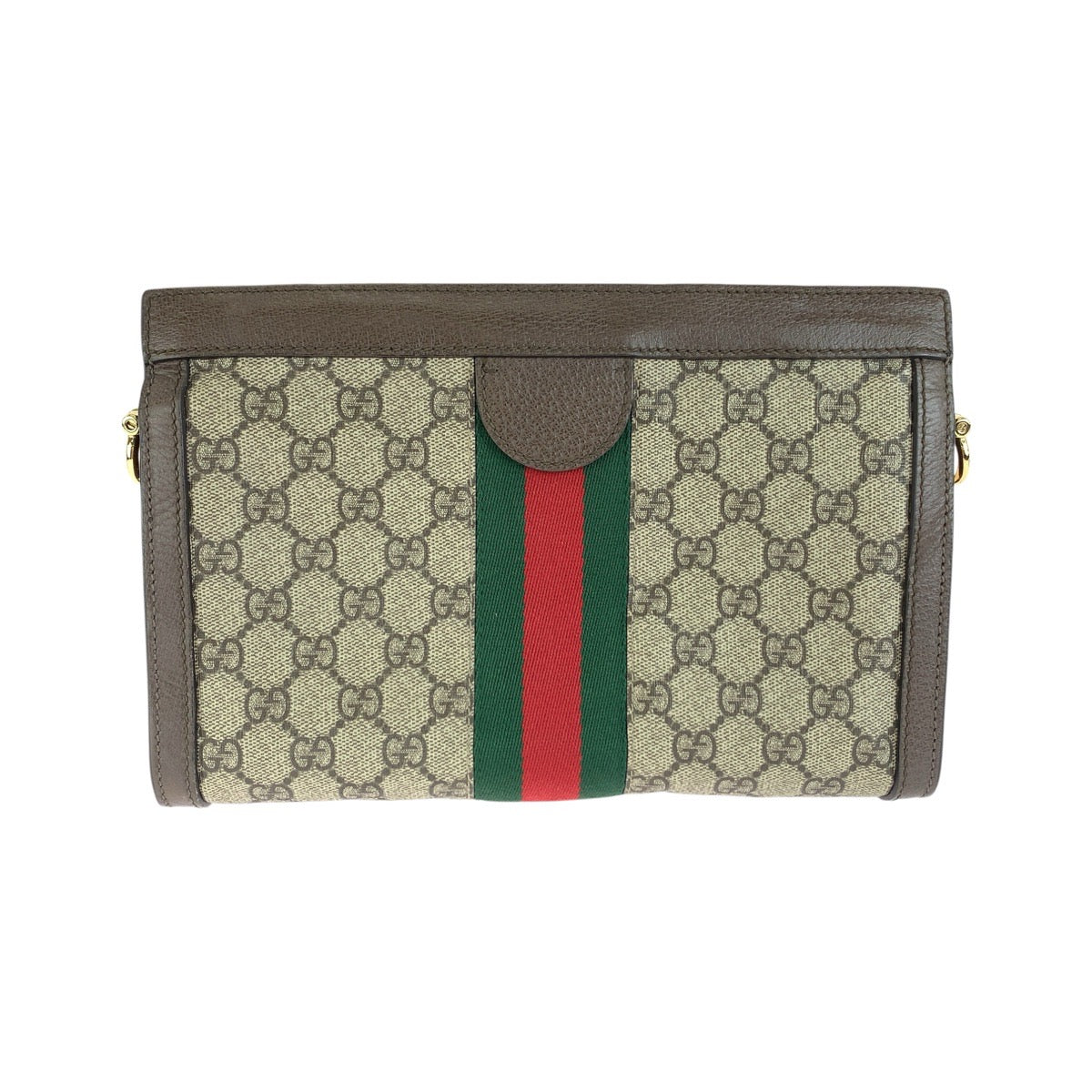 GUCCI グッチ シェリーライン オフィディア ブラウン ベージュ ゴールド金具 GGスプリームキャンバス / レザー 503877 チェーンショルダーバッグ ポシェット レディース ABP60