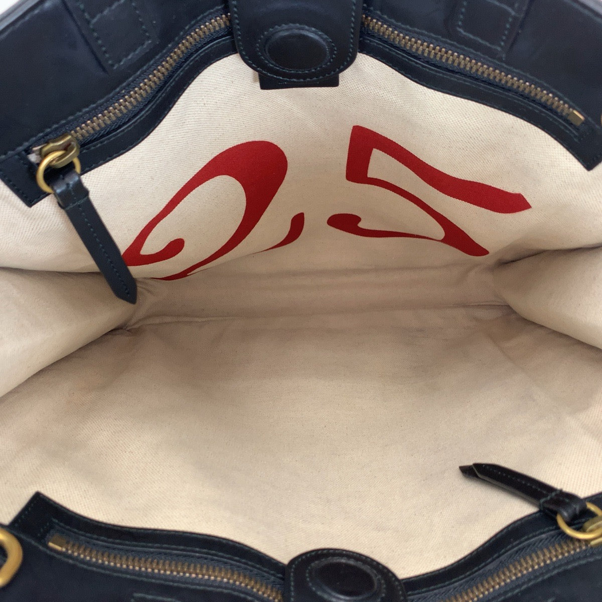 GUCCI グッチ アングリーキャット ベージュ マルチカラー GGスプリームキャンバス / レザー 450950 トートバッグ メンズ AB41