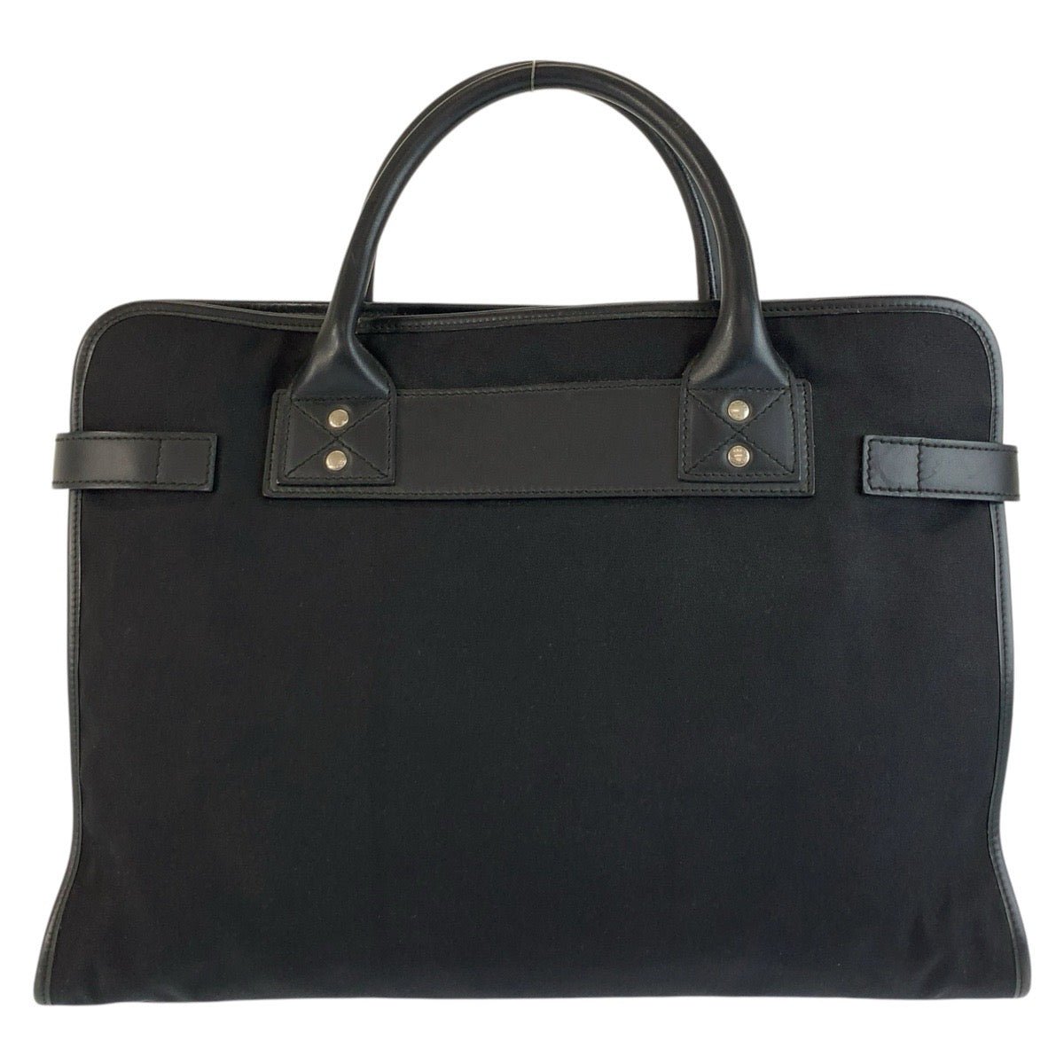 GUCCI グッチ シェリーライン ブラック 黒 シルバー金具 ナイロン 246410 ビジネスバッグ ブリーフケース メンズ AB37