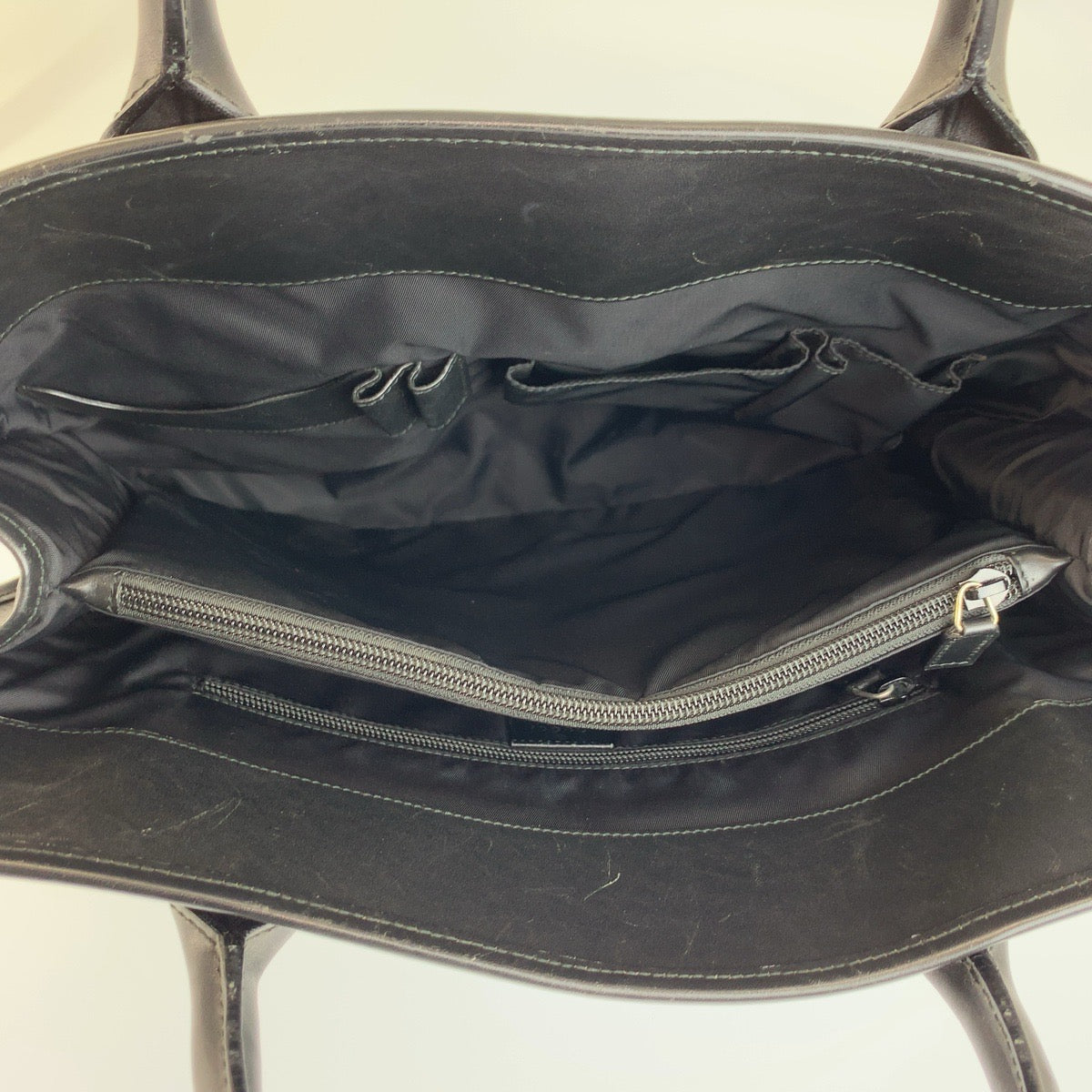 GUCCI グッチ シェリーライン ブラック 黒 シルバー金具 ナイロン 246410 ビジネスバッグ ブリーフケース メンズ AB37