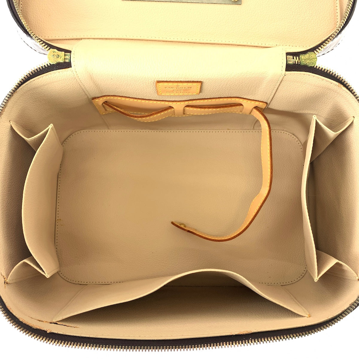 LOUIS VUITTON ルイヴィトン モノグラム ヴェルニ ヴァニティGM ワインレッド ボルドー ゴールド金具 エナメル / レザー M93512 ハンドバッグ ヴァニティ レディース BC76