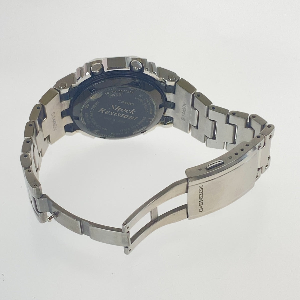 CASIO カシオ G-SHOCK タフソーラー 20気圧防水 電波時計 スマートフォンリンク シルバー ステンレススチール GMW-B5000 腕時計 ソーラー電波時計 メンズ ABP30