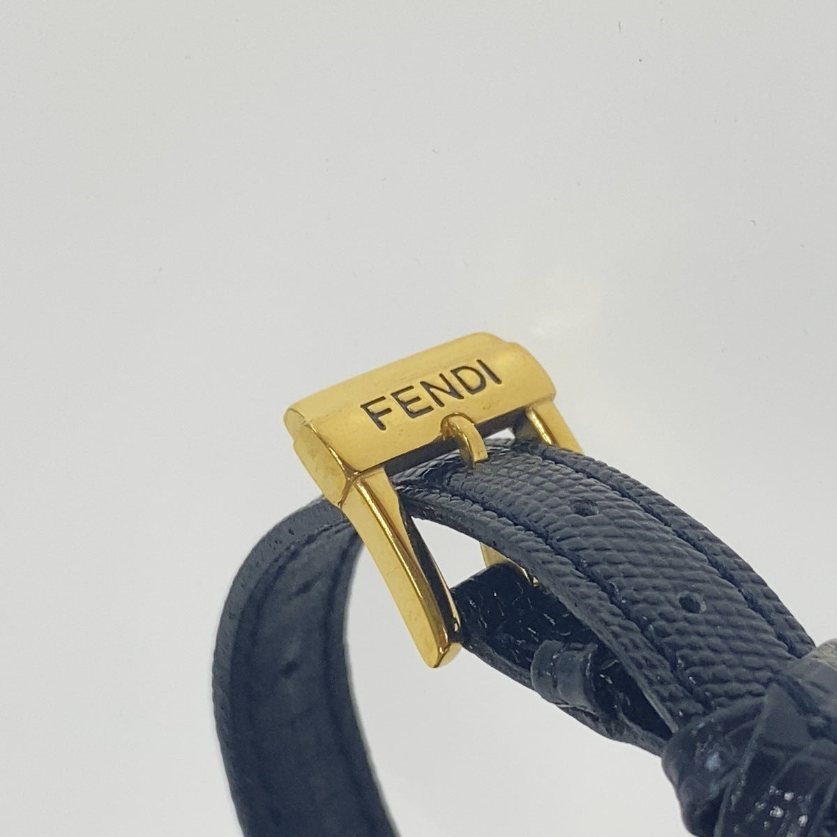 FENDI フェンディ ヴィンテージ チェンジベルト ブラック レッド グリーンなど メタル / レザー 腕時計 クオーツ レディース ABP56