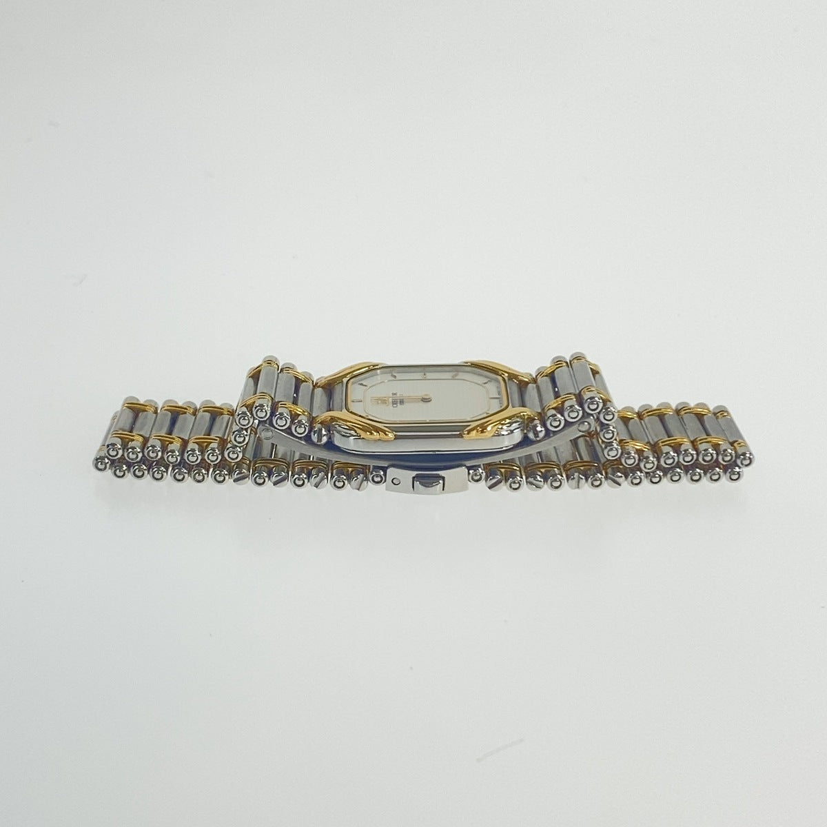 SEIKO セイコー ヴィンテージ クレドール シルバー ゴールド ステンレススチール 2F70-5491 腕時計 クオーツ レディース ABP30