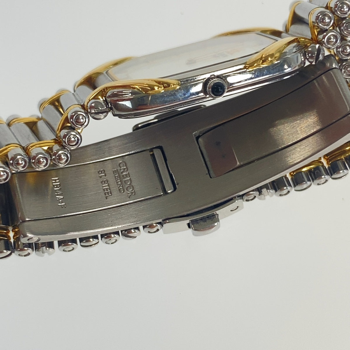 SEIKO セイコー ヴィンテージ クレドール シルバー ゴールド ステンレススチール 2F70-5491 腕時計 クオーツ レディース ABP30