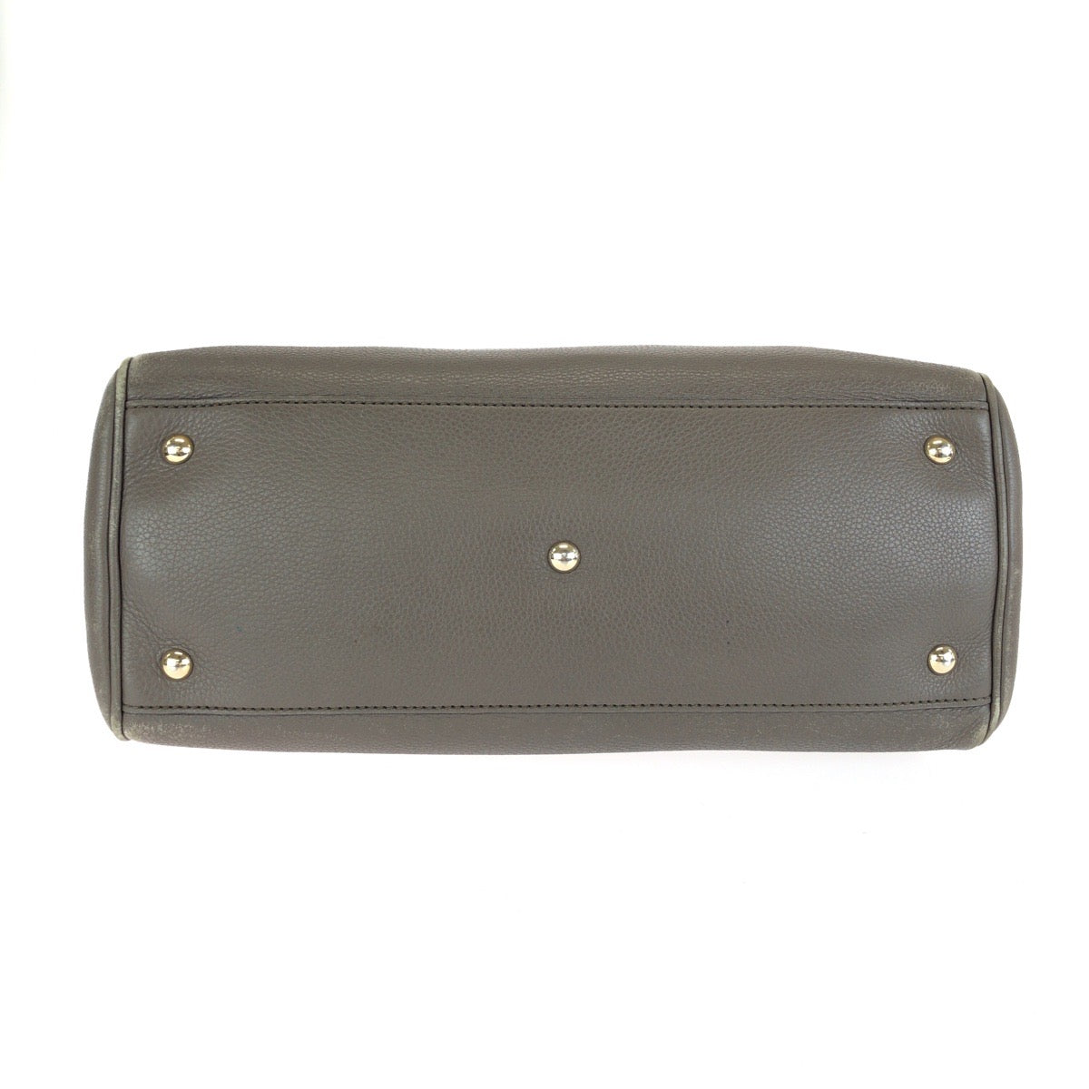 GUCCI グッチ バンブー ショッパー ミディアム グレー ゴールド金具 レザー 323660　 トートバッグ ハンドバッグ レディース AB37