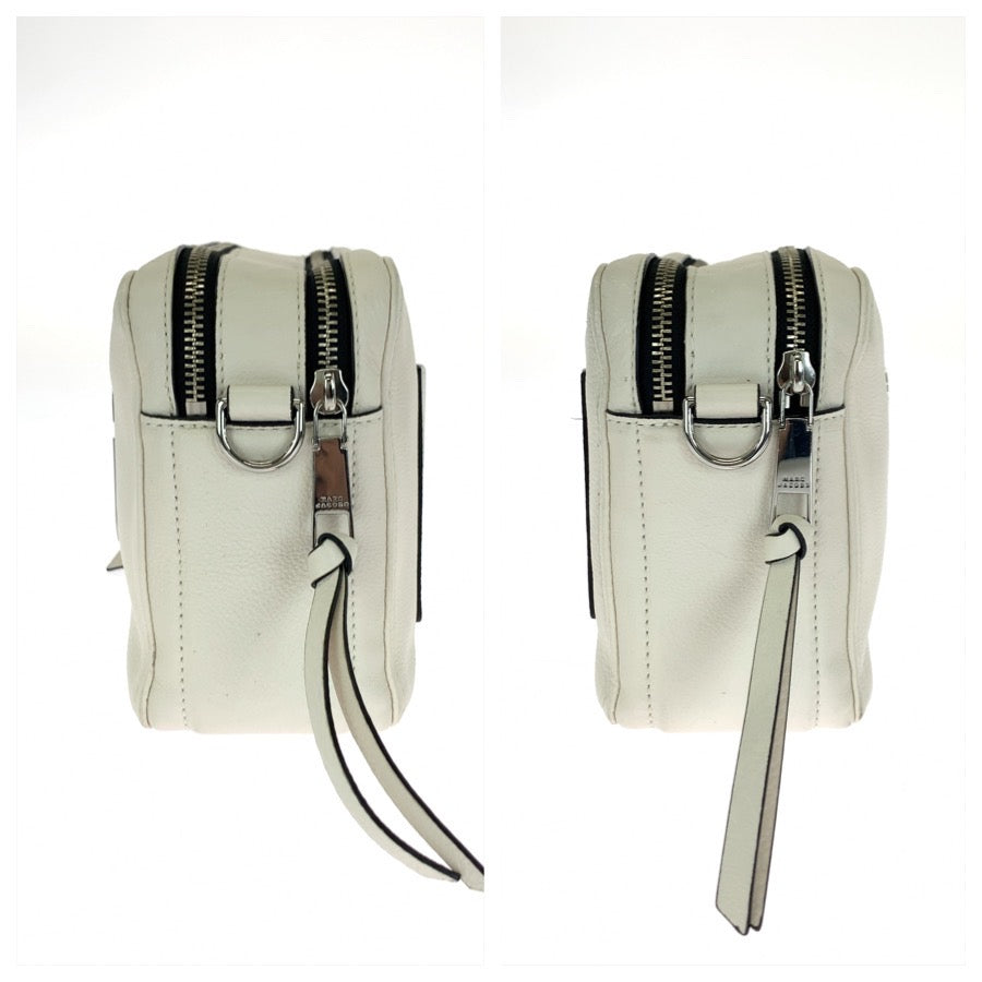 MARC JACOBS マークジェイコブス ザ ソフトショット ２way ホワイト シルバー金具 レザー M0014592 278 ショルダーバッグ クラッチバッグ レディース AB15