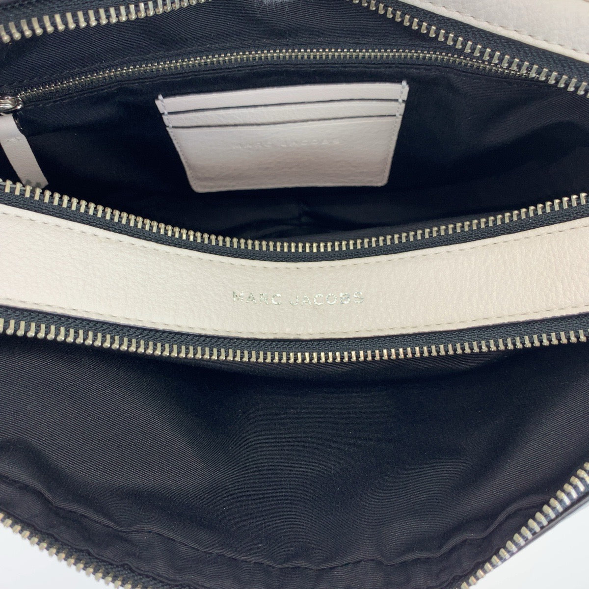 MARC JACOBS マークジェイコブス ザ ソフトショット ２way ホワイト シルバー金具 レザー M0014592 278 ショルダーバッグ クラッチバッグ レディース AB15