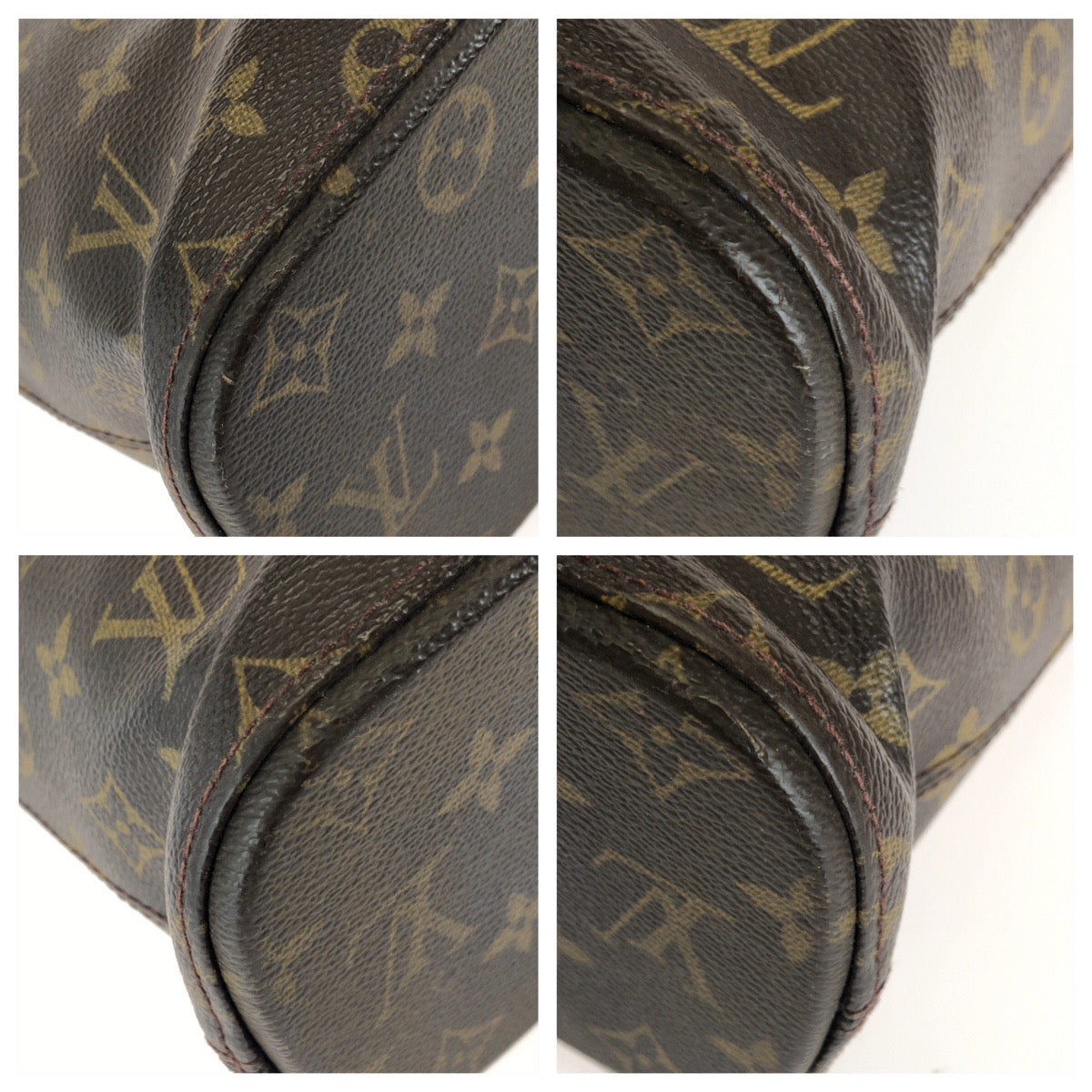 LOUIS VUITTON ルイヴィトン モノグラム ヴァヴァンGM ブラウン ゴールド金具 PVC / レザー M51170 トートバッグ ショルダーバッグ レディース B