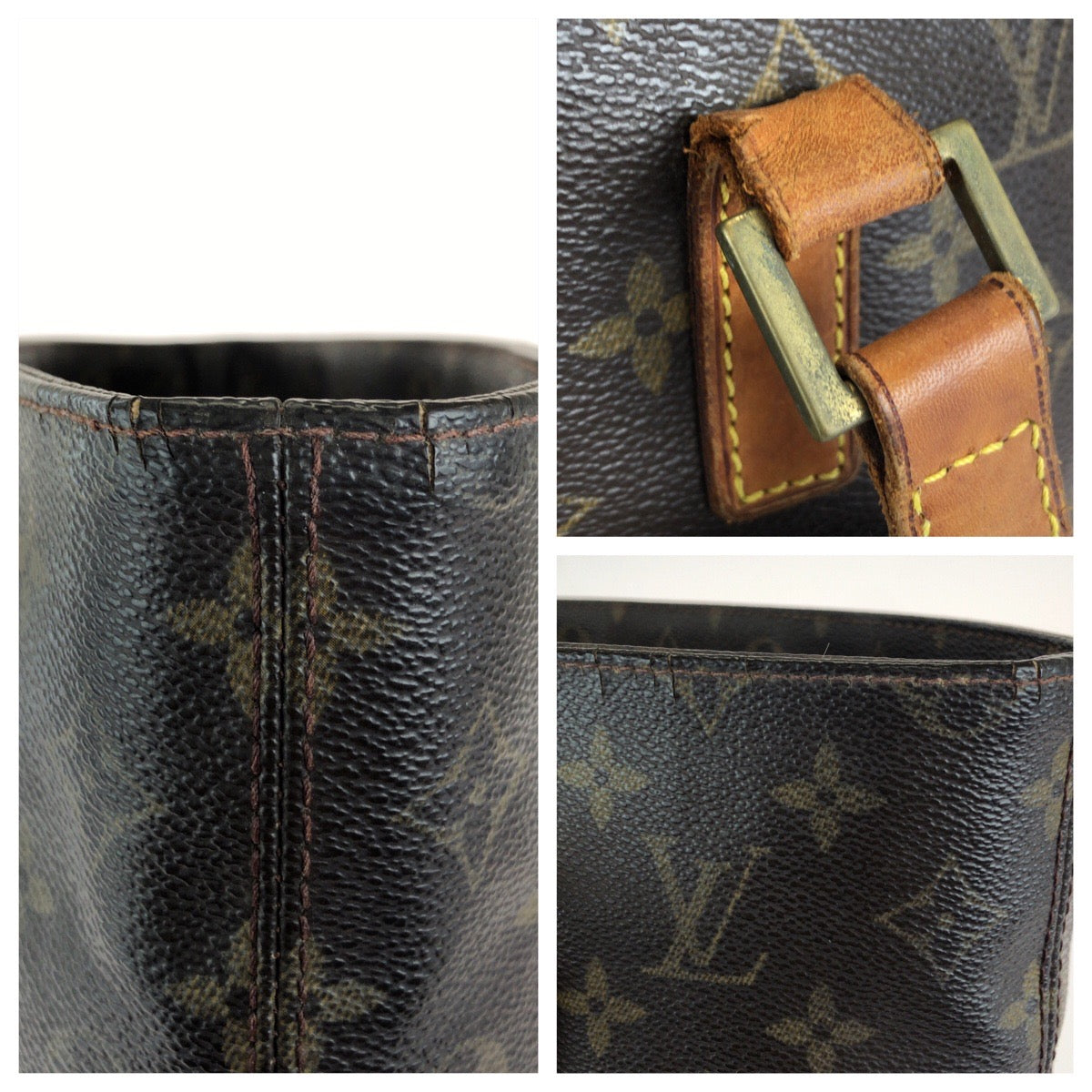 LOUIS VUITTON ルイヴィトン モノグラム ヴァヴァンGM ブラウン ゴールド金具 PVC / レザー M51170 トートバッグ ショルダーバッグ レディース B