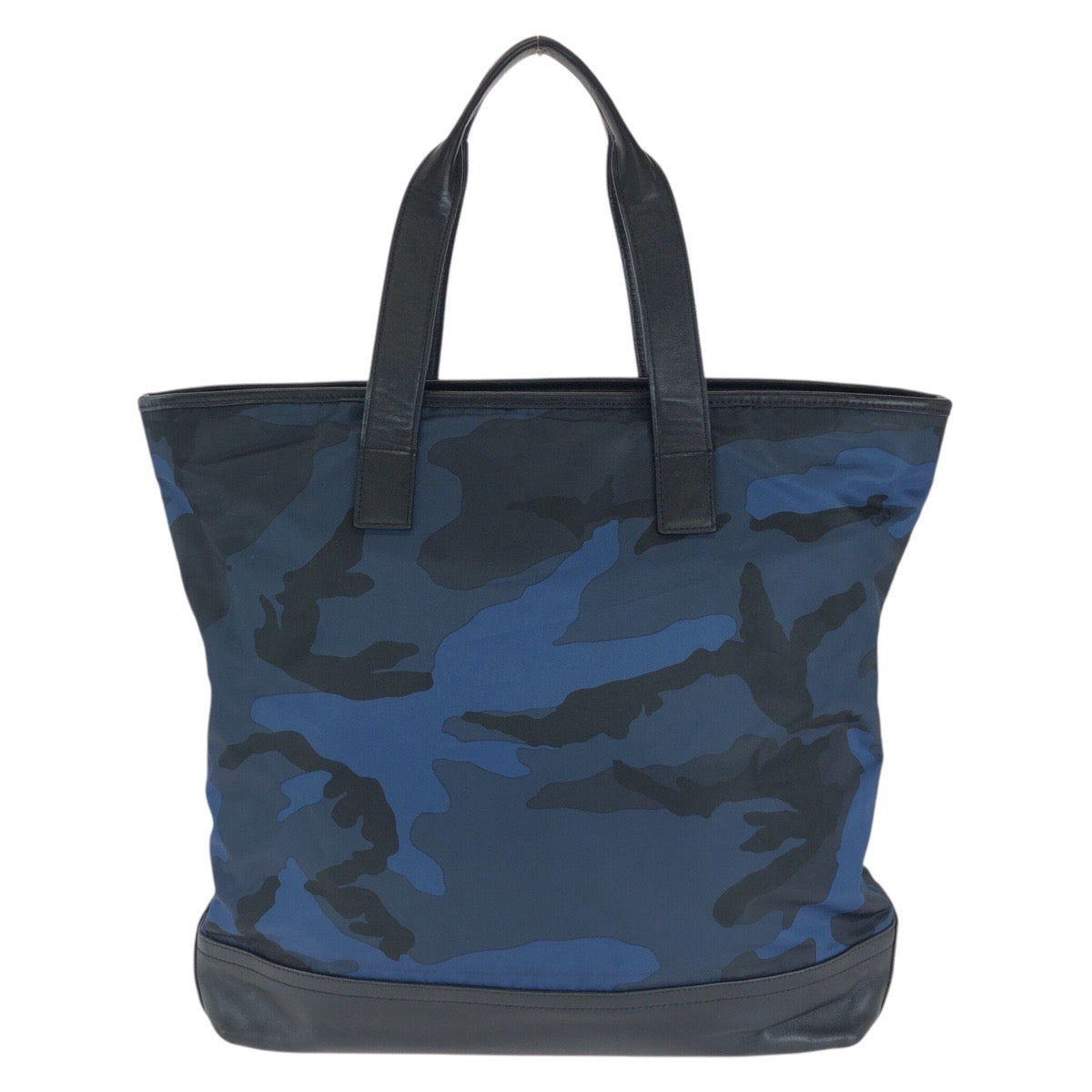 COACH コーチ マーサー クラシック カモフラージュ ブルー ブラック ナイロン / レザー F71758 トートバッグ メンズ B