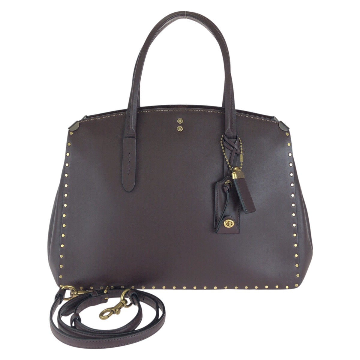 COACH コーチ COACH 1941 クーパー キャリーオール 2way ワインレッド ボルドー ゴールド金具 レザー 31932 ハンドバッグ ショルダーバッグ レディース ABP