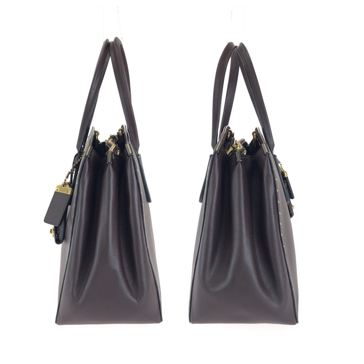 COACH コーチ COACH 1941 クーパー キャリーオール 2way ワインレッド ボルドー ゴールド金具 レザー 31932 ハンドバッグ ショルダーバッグ レディース ABP