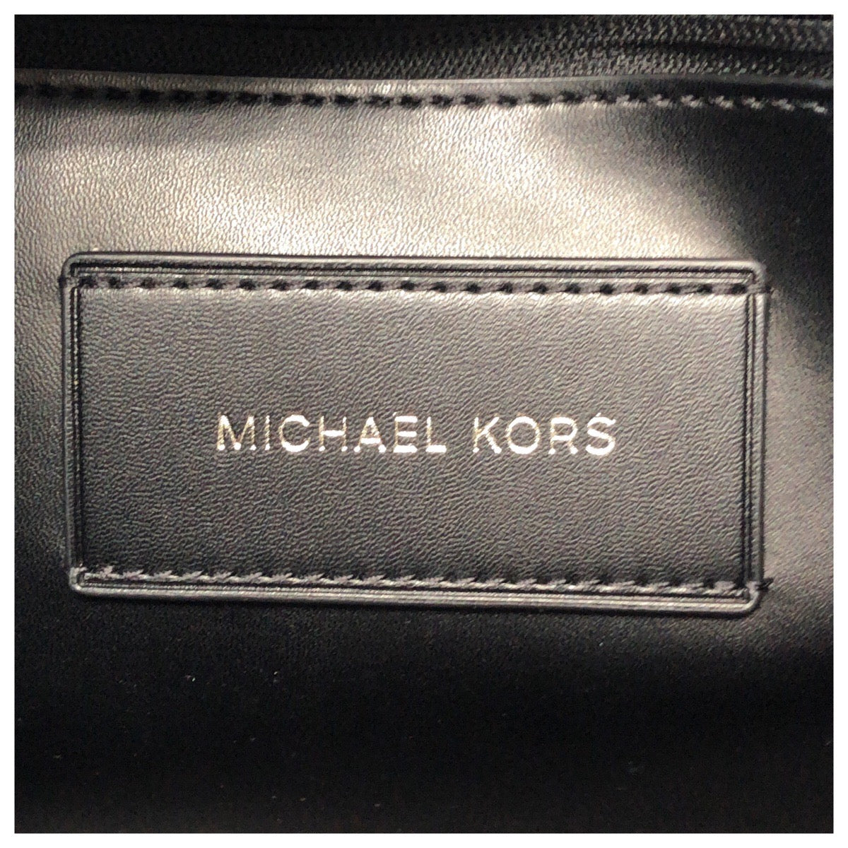 Michael Kors マイケルコース COOPER デニム トップジップ ストラクチャー 2way ブルー ホワイト シルバー金具 コットン / レザー トートバッグ ショルダーバッグ レディース AB
