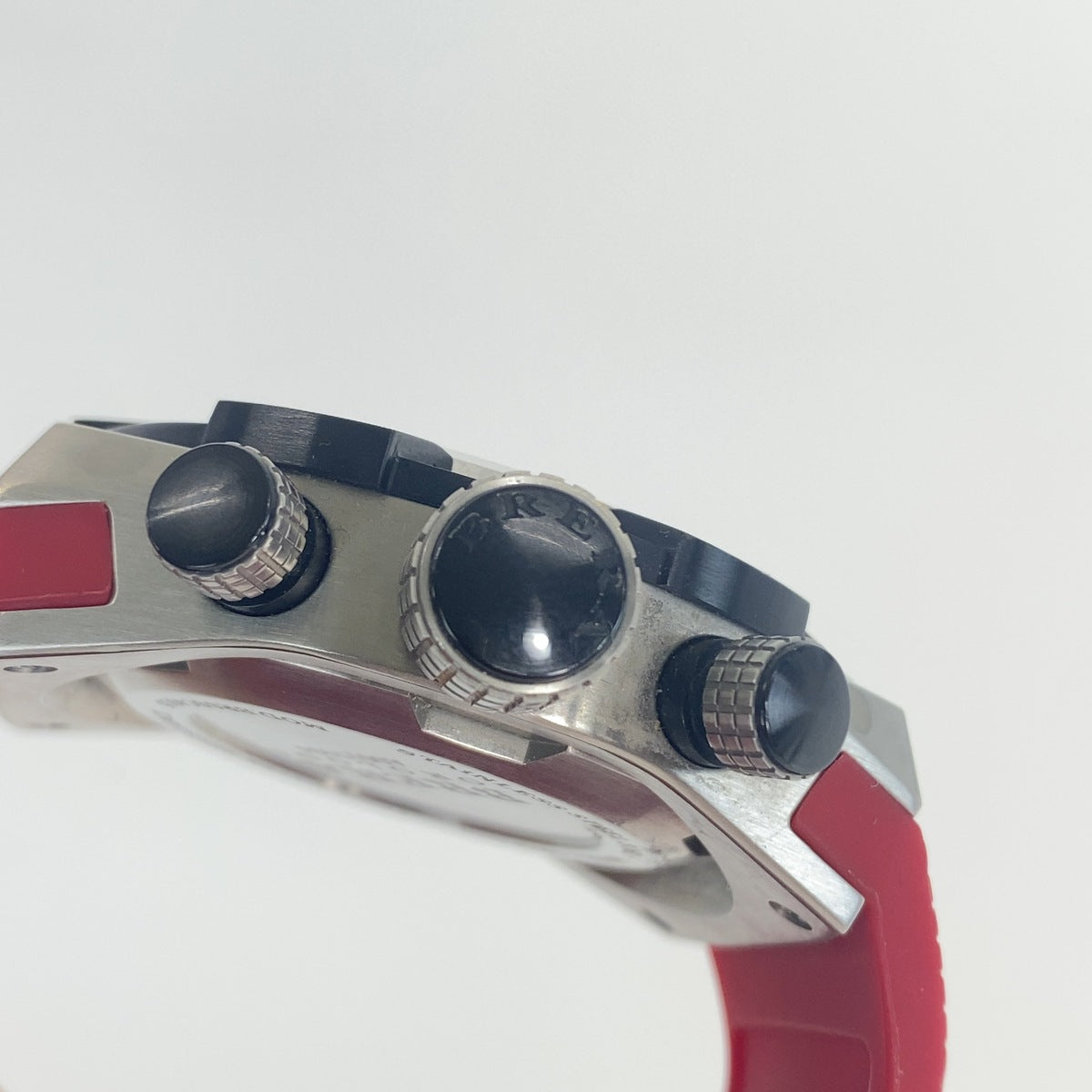 BRERA OROLOGI ブレラオロロジ スーパースポルティーボ シルバー ブラック レッド ステンレススチール / ラバー 腕時計 クオーツ メンズ AB23