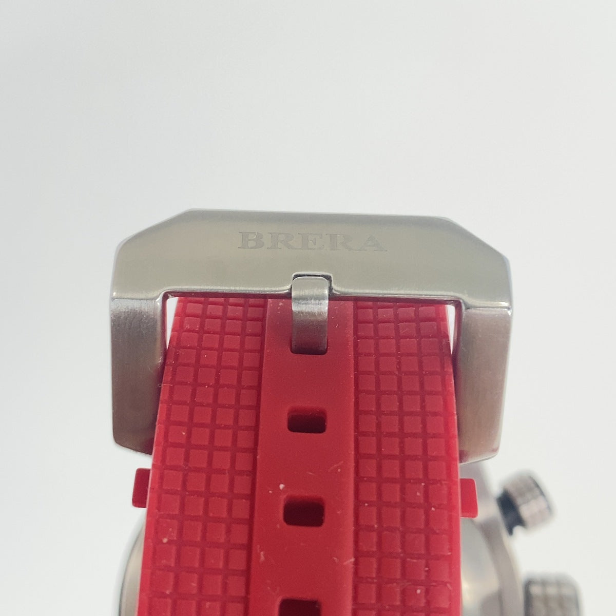 BRERA OROLOGI ブレラオロロジ スーパースポルティーボ シルバー ブラック レッド ステンレススチール / ラバー 腕時計 クオーツ メンズ AB23