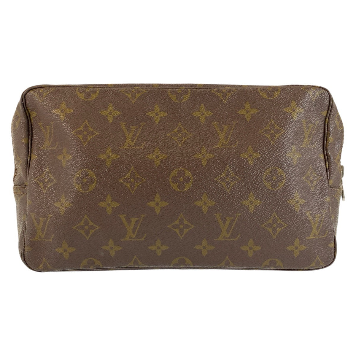 LOUIS VUITTON ルイヴィトン ヴィンテージ モノグラム ゥルーストワレット28 ブラウン PVC M47522 ポーチ セカンドバッグ レディース B18