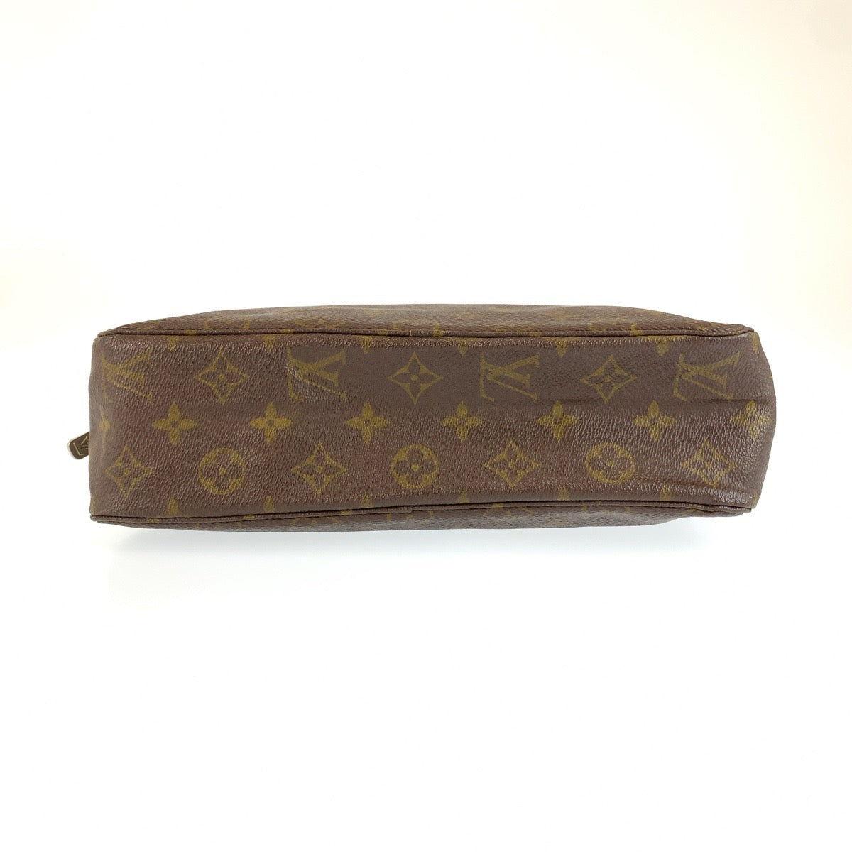 LOUIS VUITTON ルイヴィトン ヴィンテージ モノグラム ゥルーストワレット28 ブラウン PVC M47522 ポーチ セカンドバッグ レディース B18