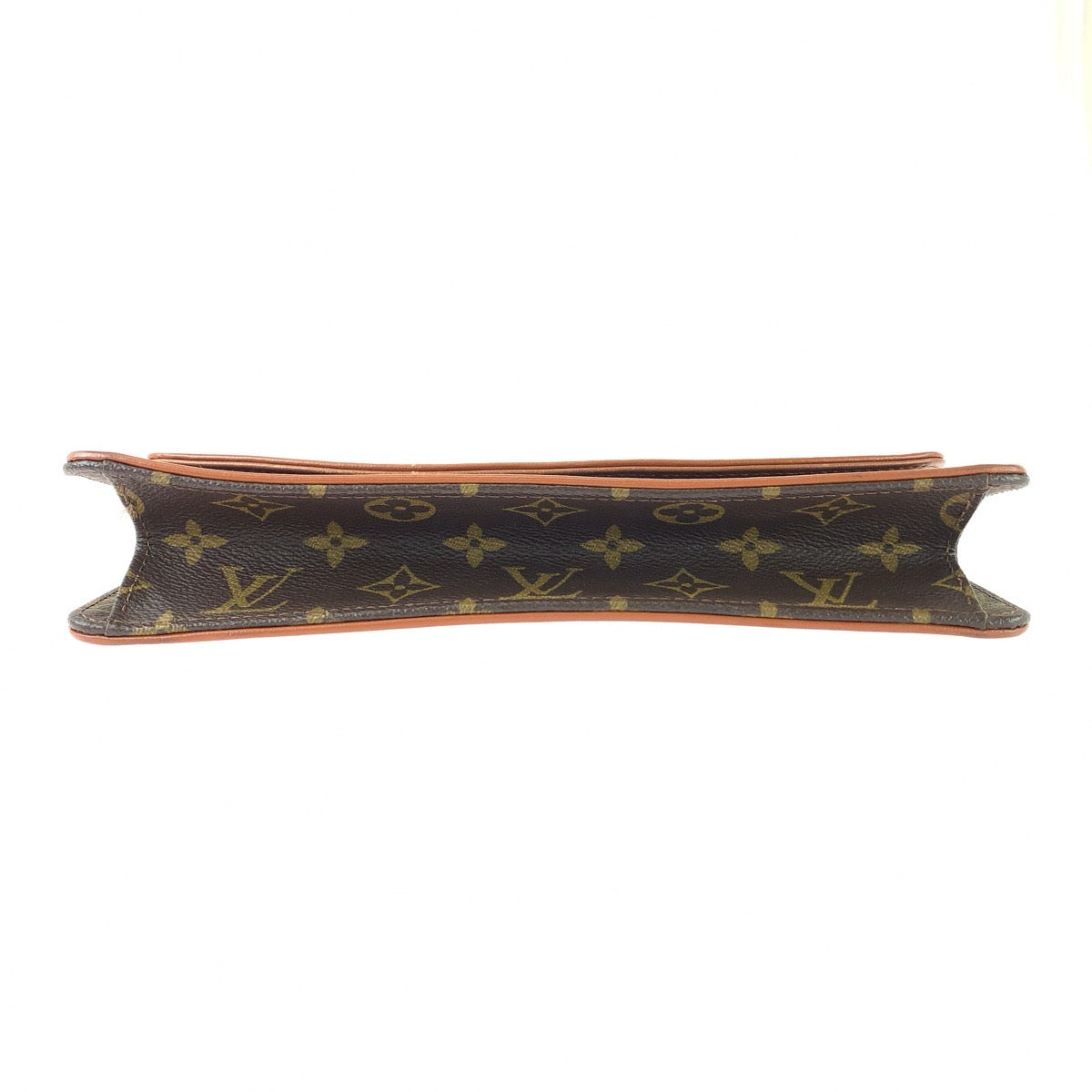LOUIS VUITTON ルイヴィトン モノグラム ポシェットダムPM ブラウン ゴールド金具 PVC M51812 クラッチバッグ セカンドバッグ 男女兼用 メンズ AB26
