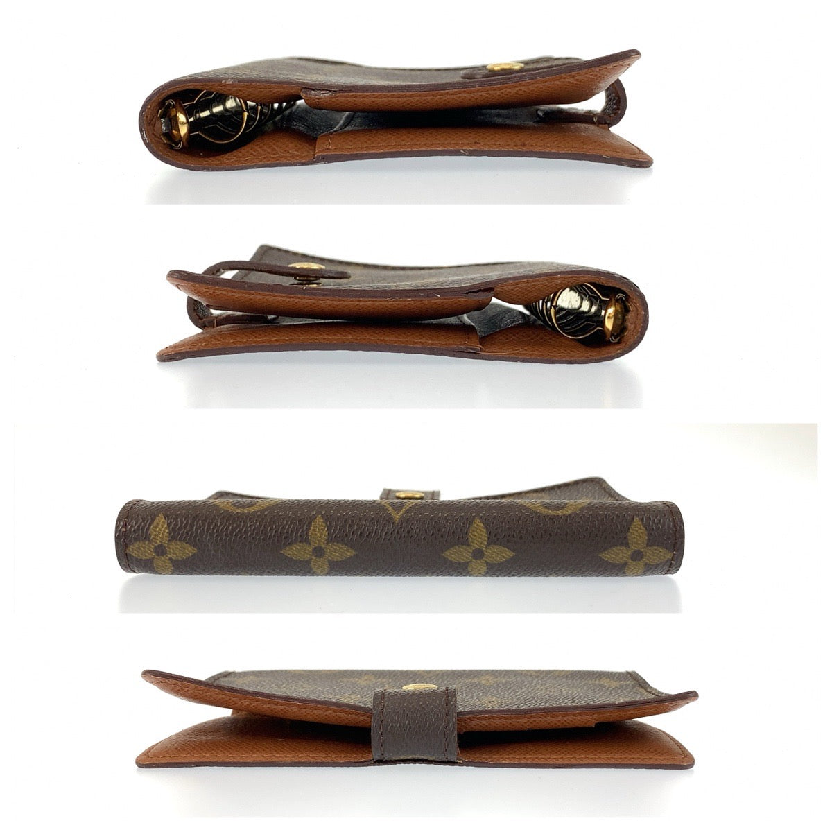 LOUIS VUITTON ルイヴィトン モノグラム アジェンダPM ブラウン ゴールド金具 PVC R20005 手帳カバー 男女兼用 レディース AB15