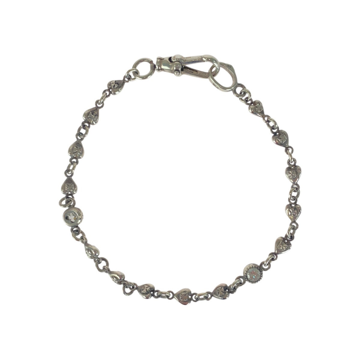 Loree Rodkin ローリーロドキン ハート クロス シルバー シルバー925 ブレスレット レディース AB18