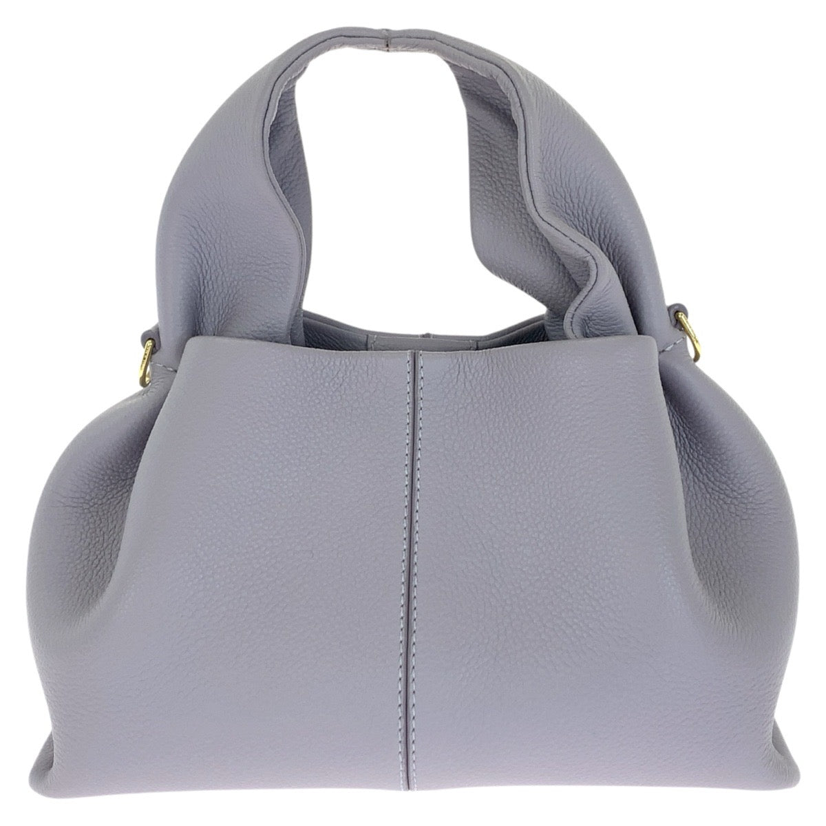 Polene ポレーヌ Numéro Neuf Mini 2way パープル ゴールド金具 レザー ハンドバッグ ショルダーバッグ レディース AB54