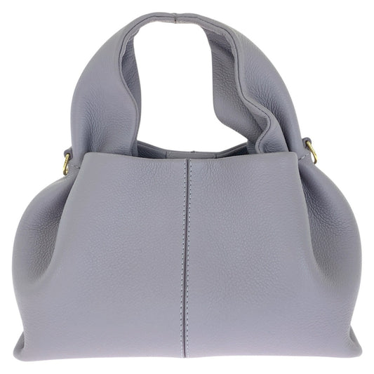 Polene ポレーヌ Numéro Neuf Mini 2way パープル ゴールド金具 レザー ハンドバッグ ショルダーバッグ レディース AB54