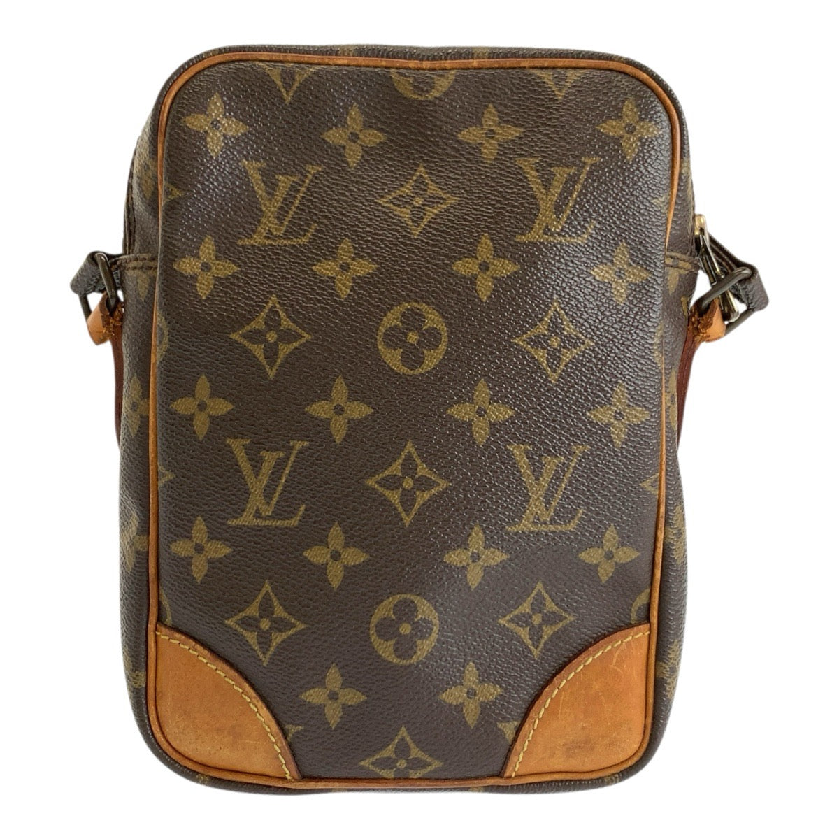 LOUIS VUITTON ルイヴィトン モノグラム アマゾン ブラウン ゴールド金具 PVC / レザー M45236 ショルダーバッグ ポシェット レディース BC34